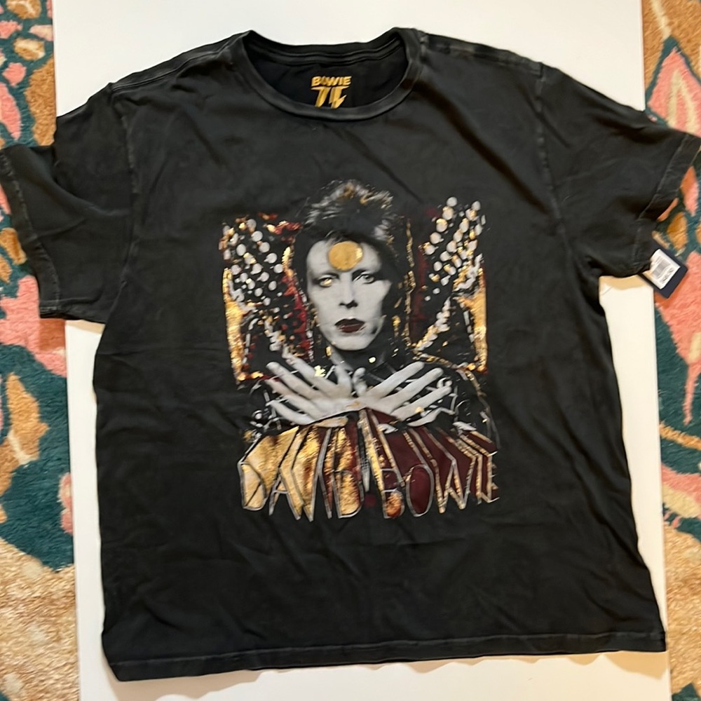 David Bowie 75th anniversary T-shirt